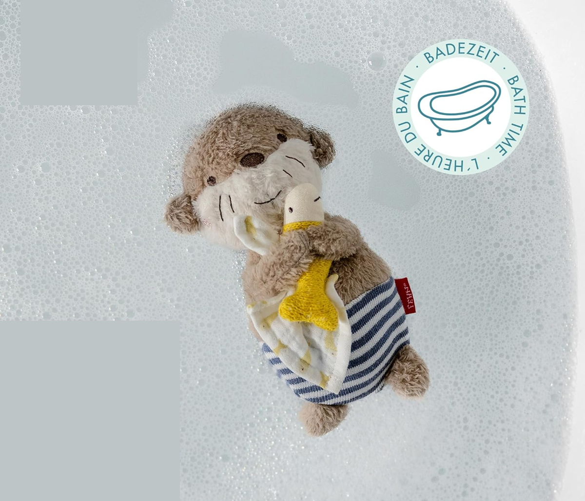 FEHN Plüsch-Bade-Spielzeug Otter 17 cm
