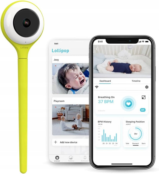LOLLIPOP Baby Cameraelectronic baby cameraiPhone not includedgreen colourmains power supplyNewly sold