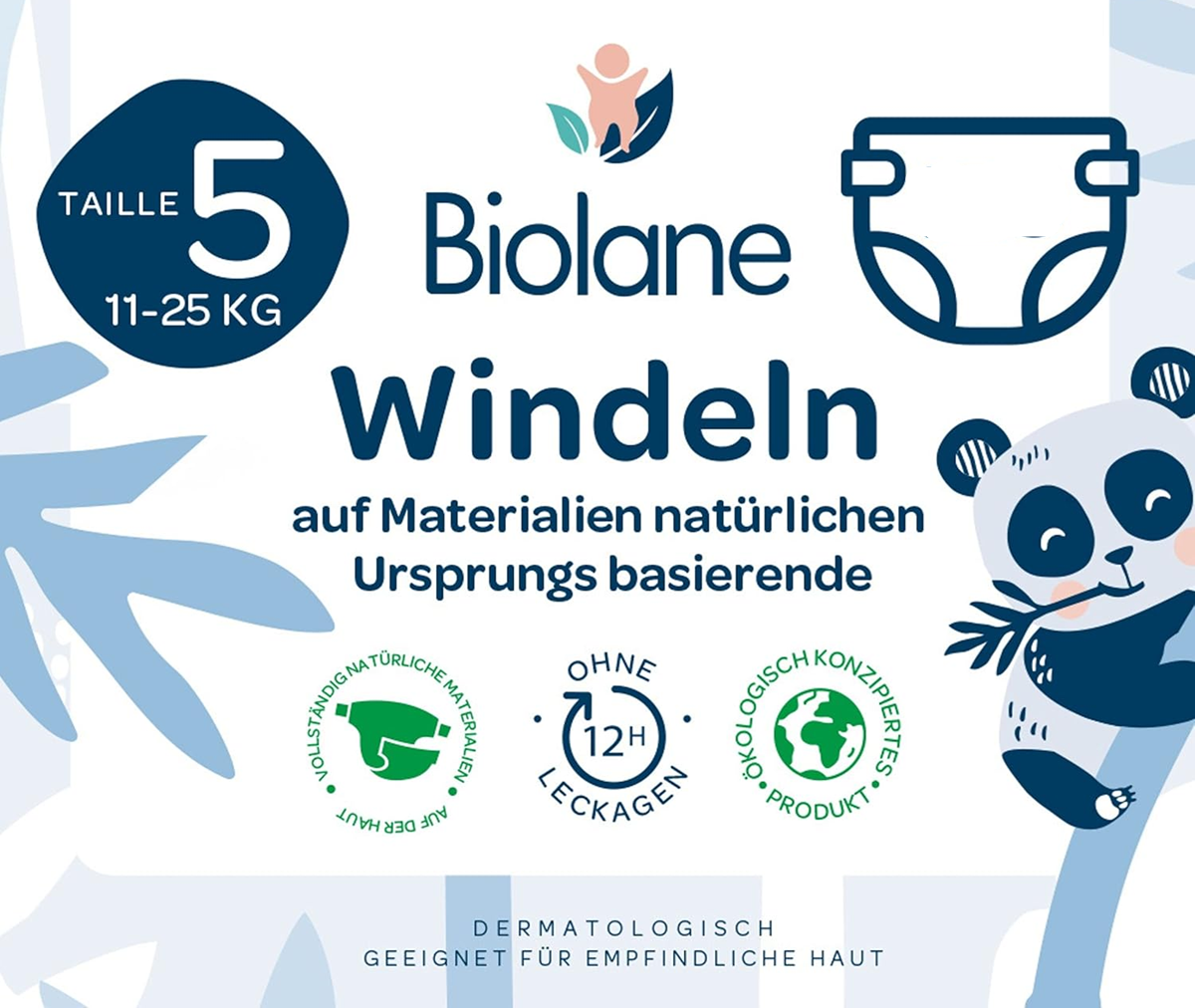BIOLANE Windeln Gr. 5 (11-25kg) x40 Stk.
