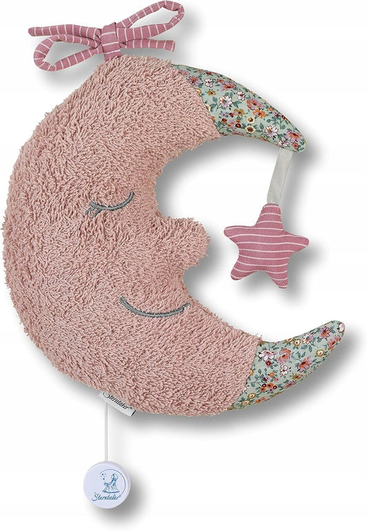 STERNTALER colgante de peluche con caja de música LUNA 20 cm