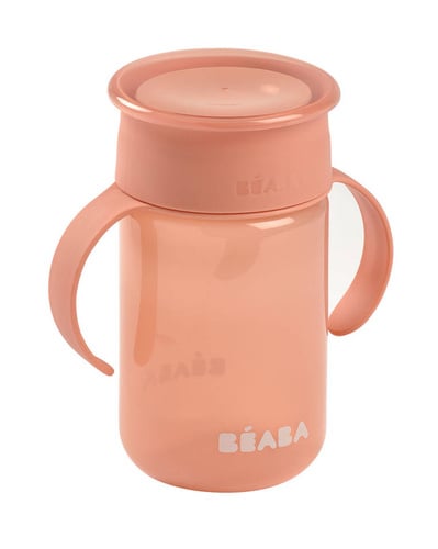 Béaba 360°-Trinklernbecher pink 340 ml 12m+