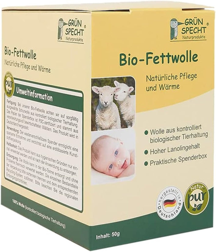 GRUNSPECHT Fettwolle 50g