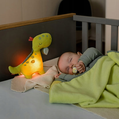 FEHN Dino stuffed cuddly toy with bedside lamp