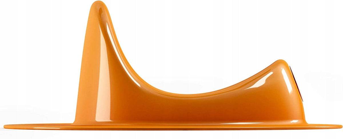 OKBABY Ergo nakładka na sedes pomarańczowa, ergonomiczna nakładka na sedes z wysokim oparciem i ochroną przed pryskaniem