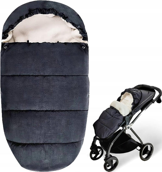 Universaler Fußsack für Kinderwagen, GEFÜTTERT, 0-3 Jahre