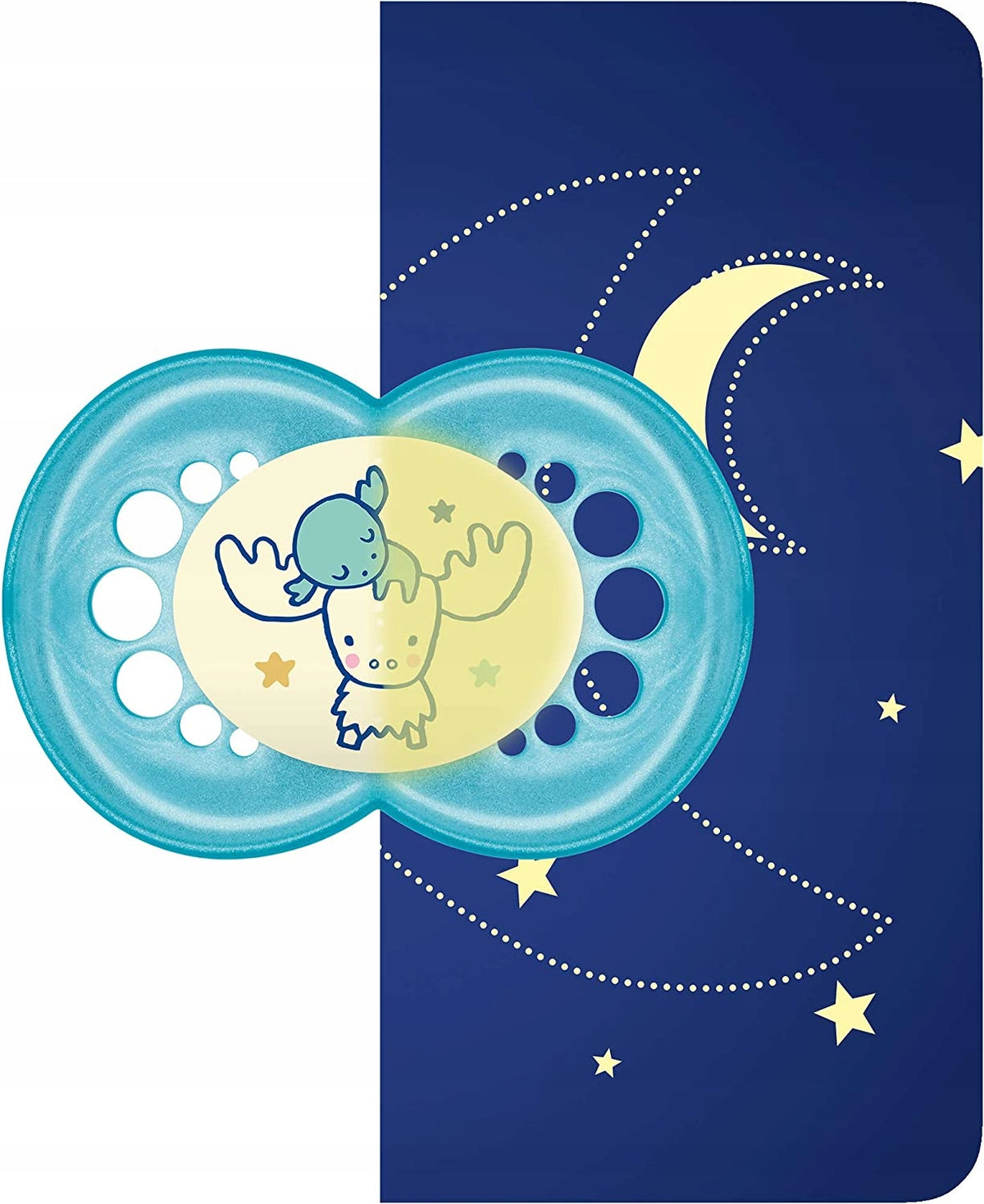 MAM PERFECT NIGHT Schnuller x2 0-6m + Box