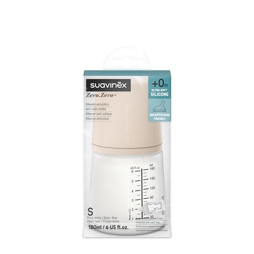 Suavinex Zero Zero Anti-Kolik-Flasche 180 ml S Light