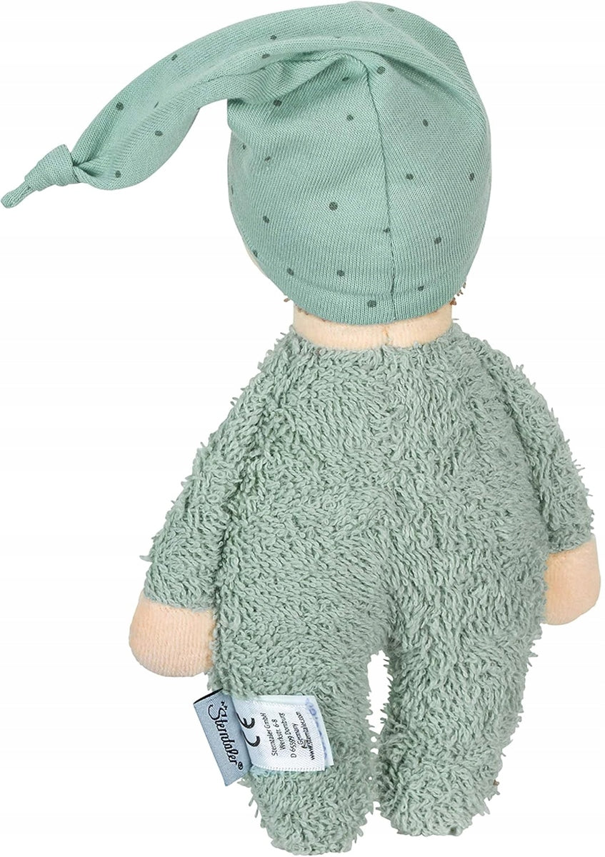 STERNTALER Baumwoll-Schlenkerpuppe mit Rassel 22 cm „N