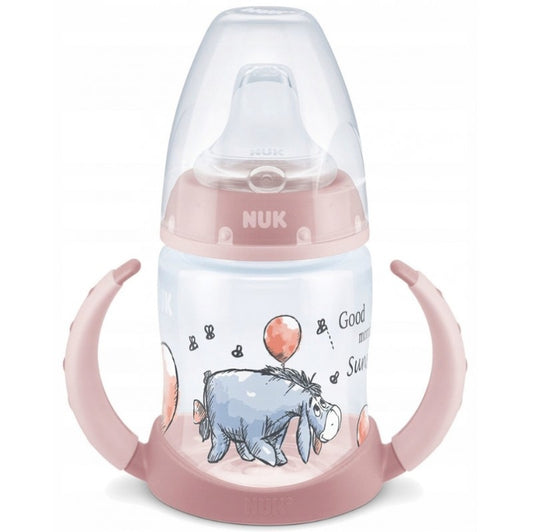 NUK Learner Cup KUBEK 150 ml wskaźnik temperatury, kubek niekapek 6 m+ z uchwytami i systemem antykolkowym