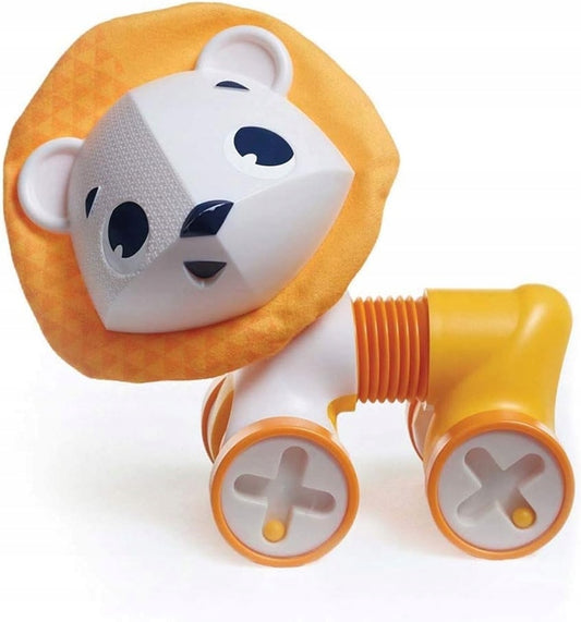 TINY LOVE Löwe Leonardo fahrendes interaktives Spielzeug mit Rassel 15x20 cm