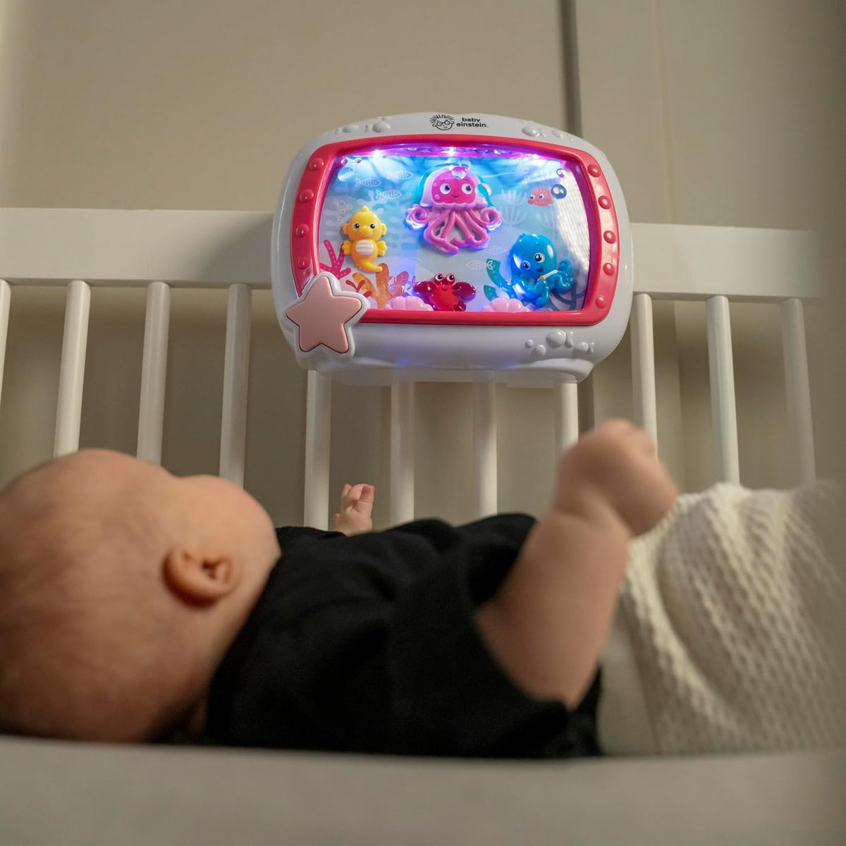 BABY EINSTEIN Meeresträume Spieluhr mit Lichtern + Fernbedienung, 22 x 29 cm