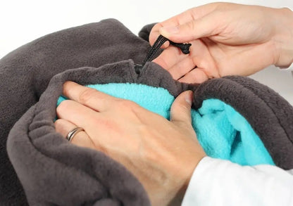 BYBOOM Einschlagdecke für Babyschale und Kinderwagen, aus Fleece