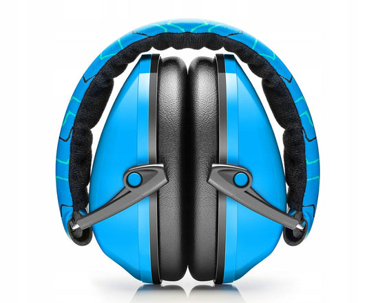 REER SilentGuard Kids SŁUCHAWKI OCHRONNE 24 m+, 27db niebieskie dziecięce słuchawki ochronne z miękką wyściółką