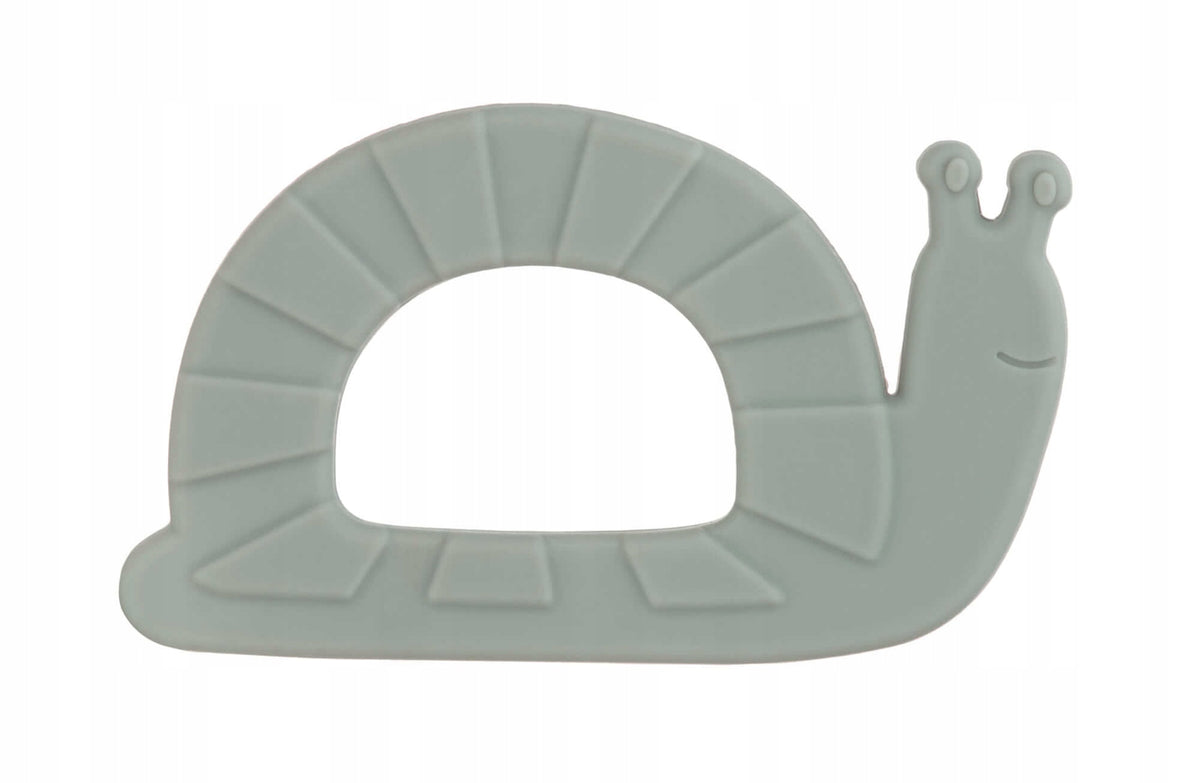 LASSIG Silikon-Beißring 6 x 11 cm SCHNECKE