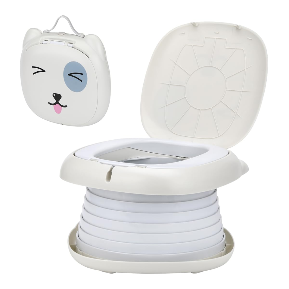 NK Klappbarer Reise-Nachttopf tragbare Toilette + Beutel und Etui