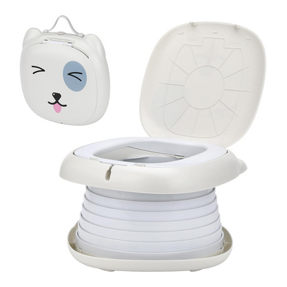 NK Klappbarer Reise-Nachttopf tragbare Toilette + Beutel und Etui