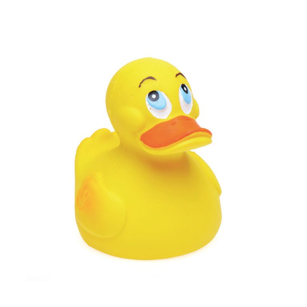 LANCO Badeente aus Naturkautschuk 6,5 x 7,5 x 8 cm