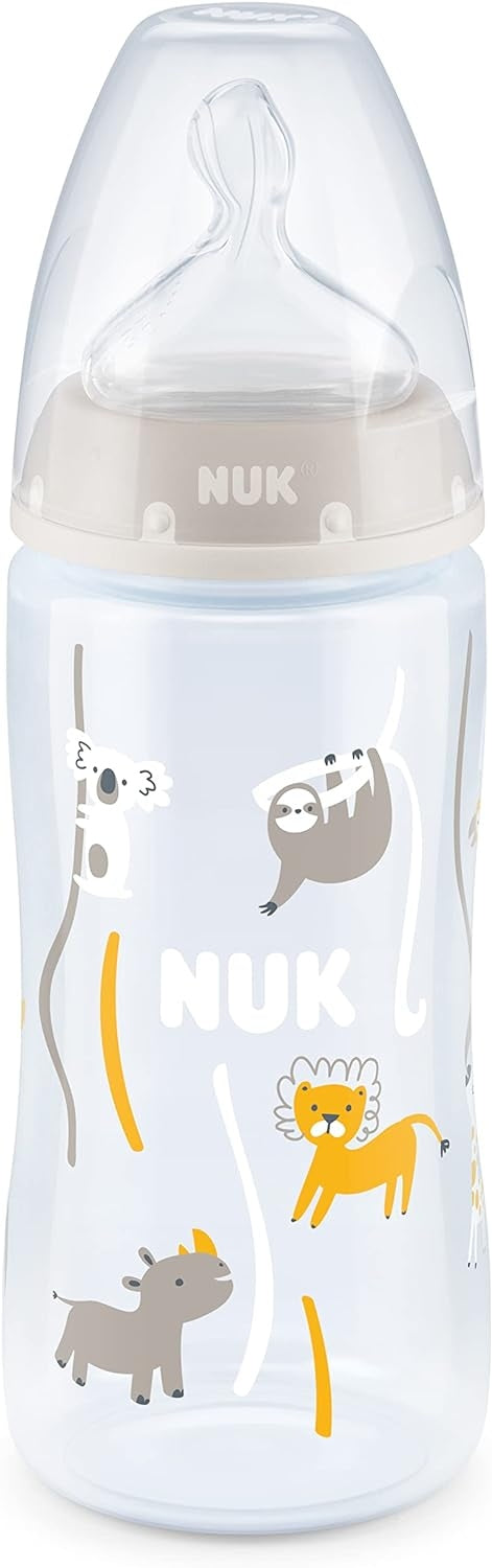 NUK First Choice+ 6–18 hónap CUMISÜVEG 300 ml hőmérsékletjelzővel