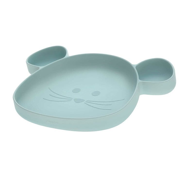 LASSIG Little Chums Silikonteller mit Saugnapf