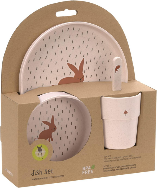 LASSIG zestaw naczyń bez melaminy Little Forest Rabbit