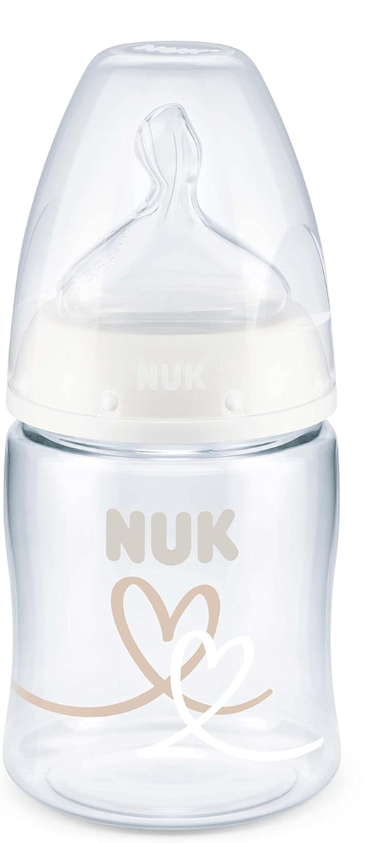 NUK First Choice+ FLASCHE 150 ml 0-6 m Trinksauger M Temperaturanzeige
