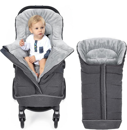 MIRACLE BABY Universalschlafsack für Kinderwagen, gefüttert