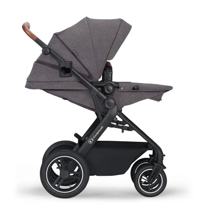 KINDERKRAFT B-TOUR 3-in-1 Multifunktionskinderwagen bis 22kg + Babyschale MINK PRO