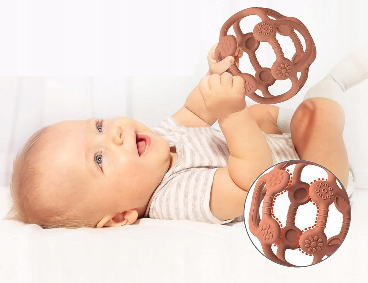 MCGMITT Beißball Silikon-Beißring 10 cm