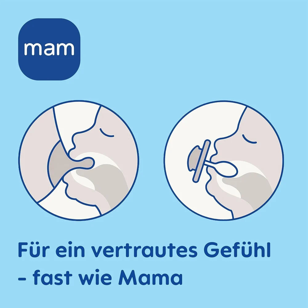 MAM Perfect smoczek uspokajający silikonowy 6-16 m x2