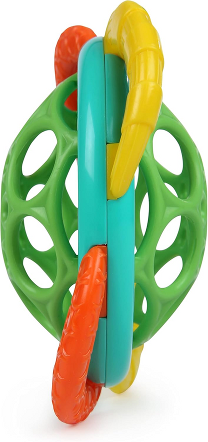 BRIGHT STARTS Soothers & Shakers Spielzeugset für Babys, 7-teilig, ab 6 Monaten