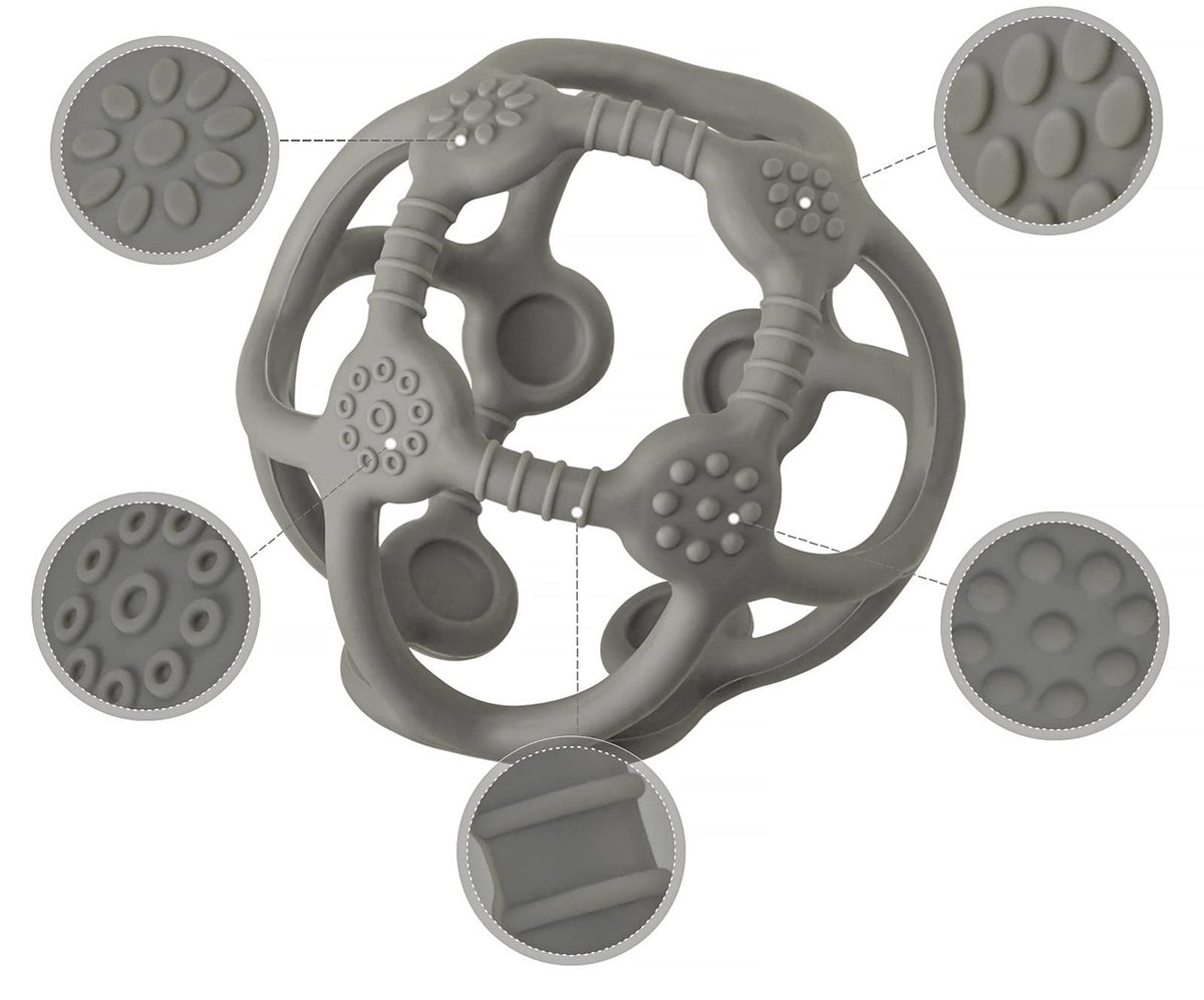 MCGMITT Beißball Silikon-Beißring 10 cm