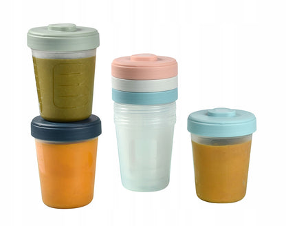BEABA élelmiszertároló dobozok 2 x 90 ml 2 x 150 ml 2 x 250 ml