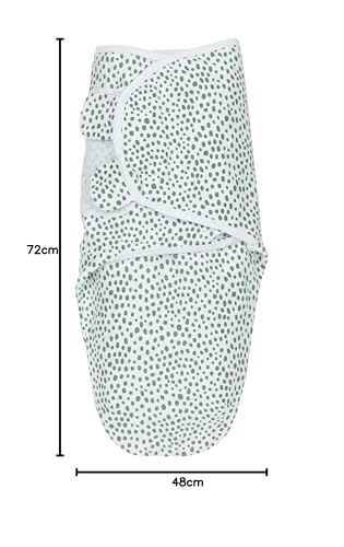 Meyco Baby SwaddleMeyco Baumwoll-Pucktücher, 2 Stück, 0-3 Monate