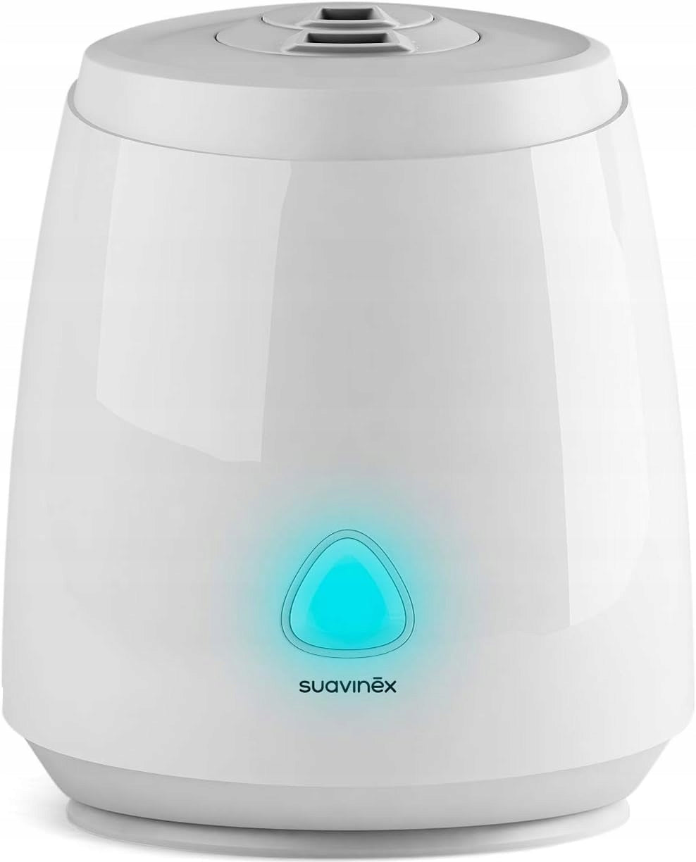 SUAVINEX CareUltrasonic air humidifier (cold mist)colour whitedimensions 20 x 20 x 24.5 cmtank capacity 2.2
