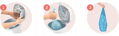 ANGELCARE Dress Up XL Windeleimer + Dress Up Nachfüllkassette 180 Windeln