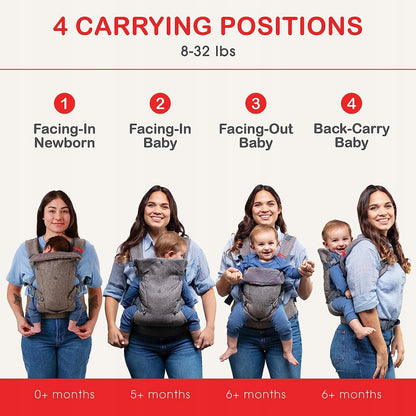 YOU+ME ergonomische Babytrage 4-in-1