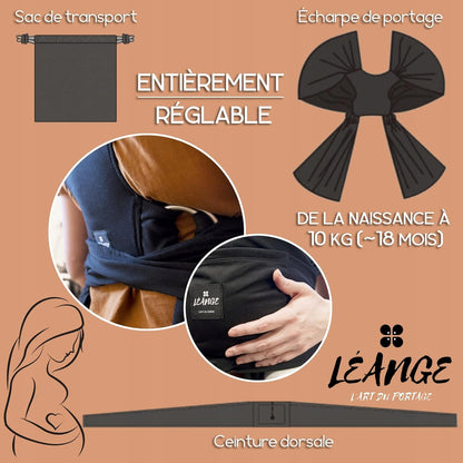 LEANGE 2-in-1 Babytragetuch