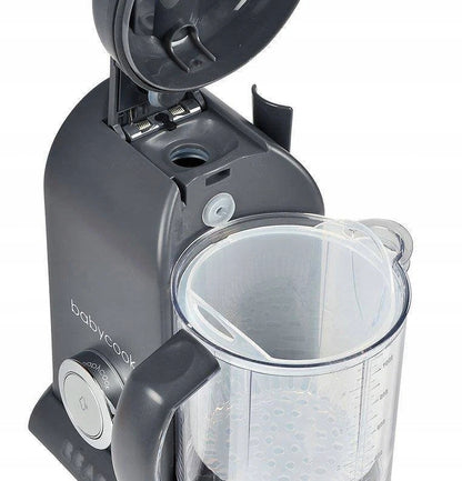BEABA Babycook ROBOT KUCHENNY 4w1 parowar, mikser, podgrzewacz, rozmrażacz grafitowy z dzbankiem 1100 ml