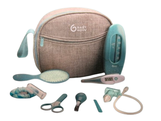 BABYMOOV Baby-Pflegeset, 9-teilig + Kosmetiktasche