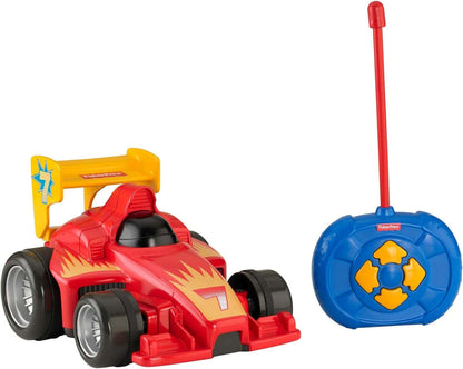 FISHER-PRICE My Easy RC samochód zdalnie sterowany z pilotem dla dzieci 3+, czerwony bolid