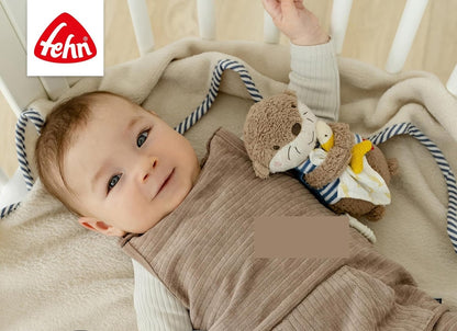 FEHN jucărie de pluș suspendată cu cutie muzicală VIDRĂ 17 cm, cântec de leagăn de Brahms