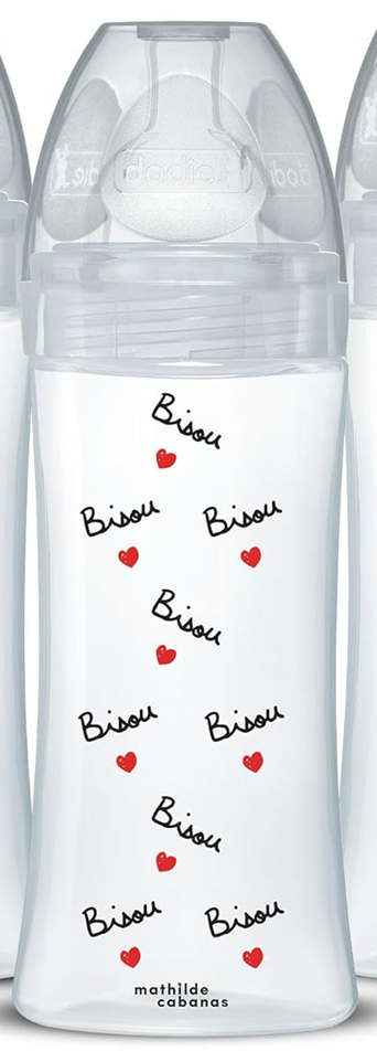 DODIE Flasche 330 ml Sauger 3 schneller Fluss 6 M+