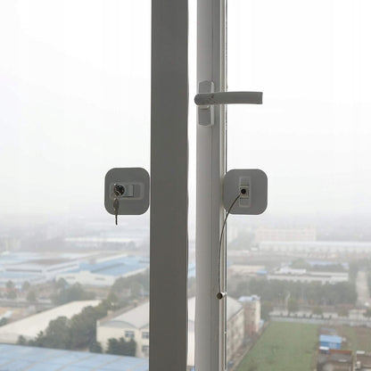 CHILD SAFETY LOCK Sicherung für Schränke und Schubladen 19 cm + 2 Schlüssel