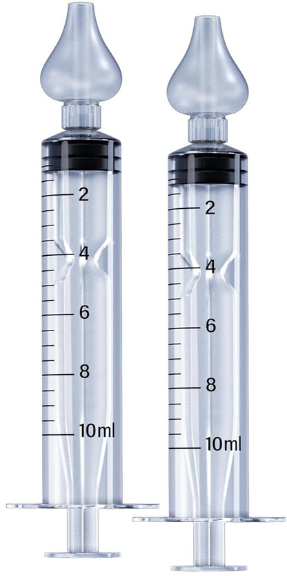 PORTENTUM Nasenspülspritze 2 Stück 10 ml