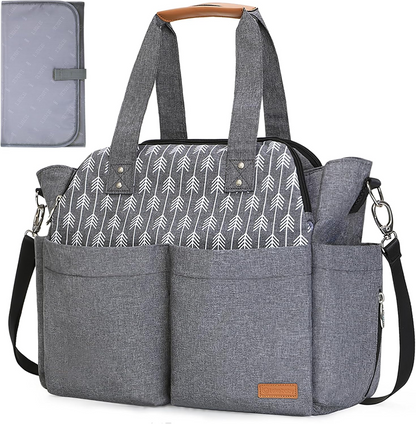 LEKEBABY Kinderwagentasche + Wickelunterlage
