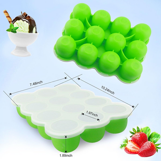 Fresh Foods silikonová forma na zmrazování potravin 10 x 60 ml