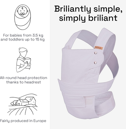 MARSUPI 2.0 ergonomisk bæresele S/M 3,5 - 15 kg