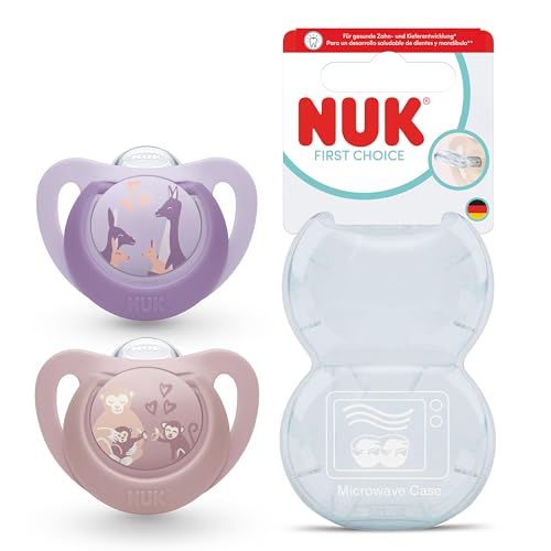 NUK First Choice Silikon-Schnuller, 2er-Pack, 18–36 Monate