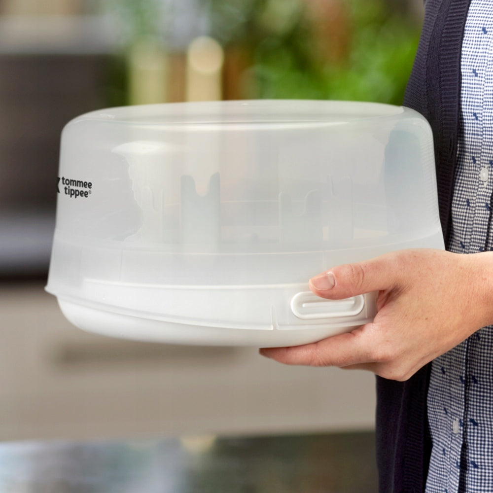 TOMMEE TIPPEE Mikrowellensterilisator + Schnuller