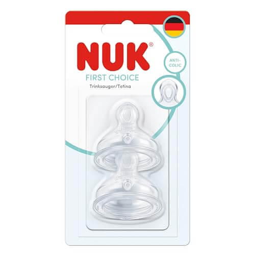 NUK First Choice Flaschensauger ab 6 Monate Flow Control 2 Stück